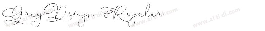 GrayDesign Regular字体转换